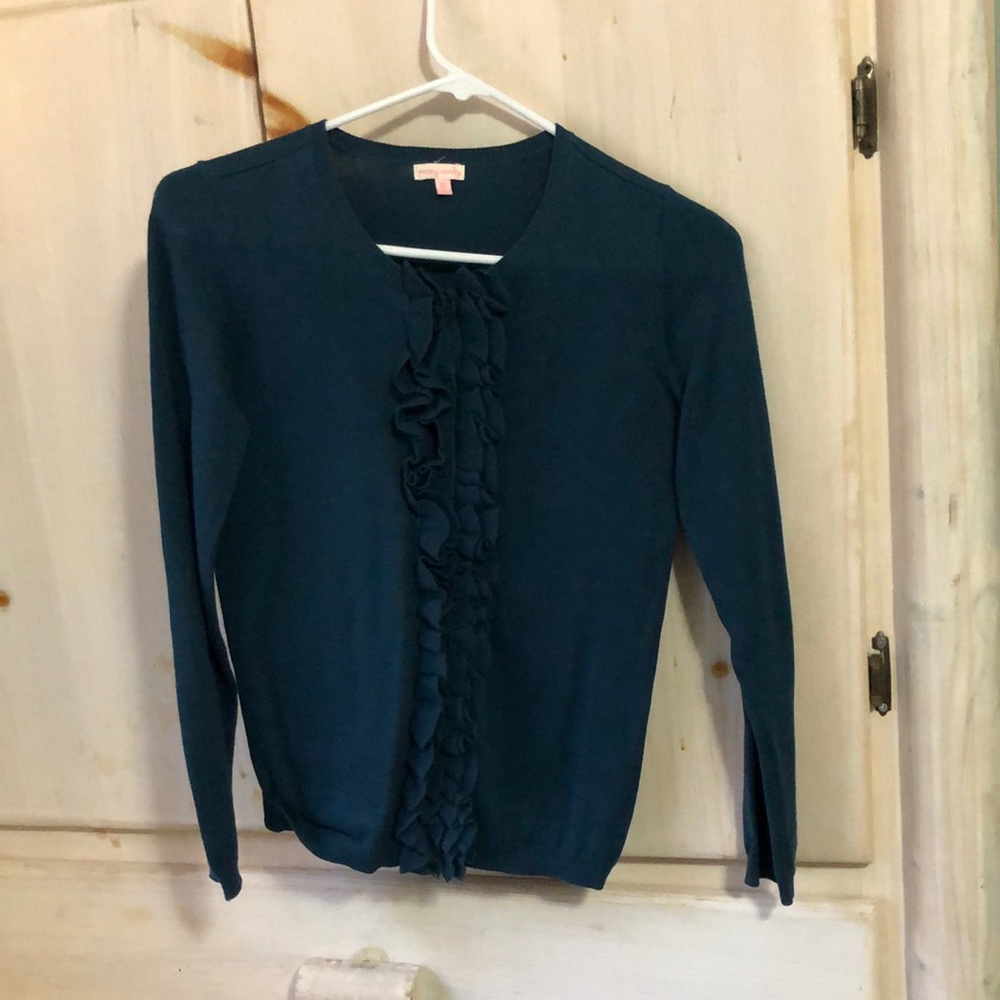 Kids ruffle cardigan